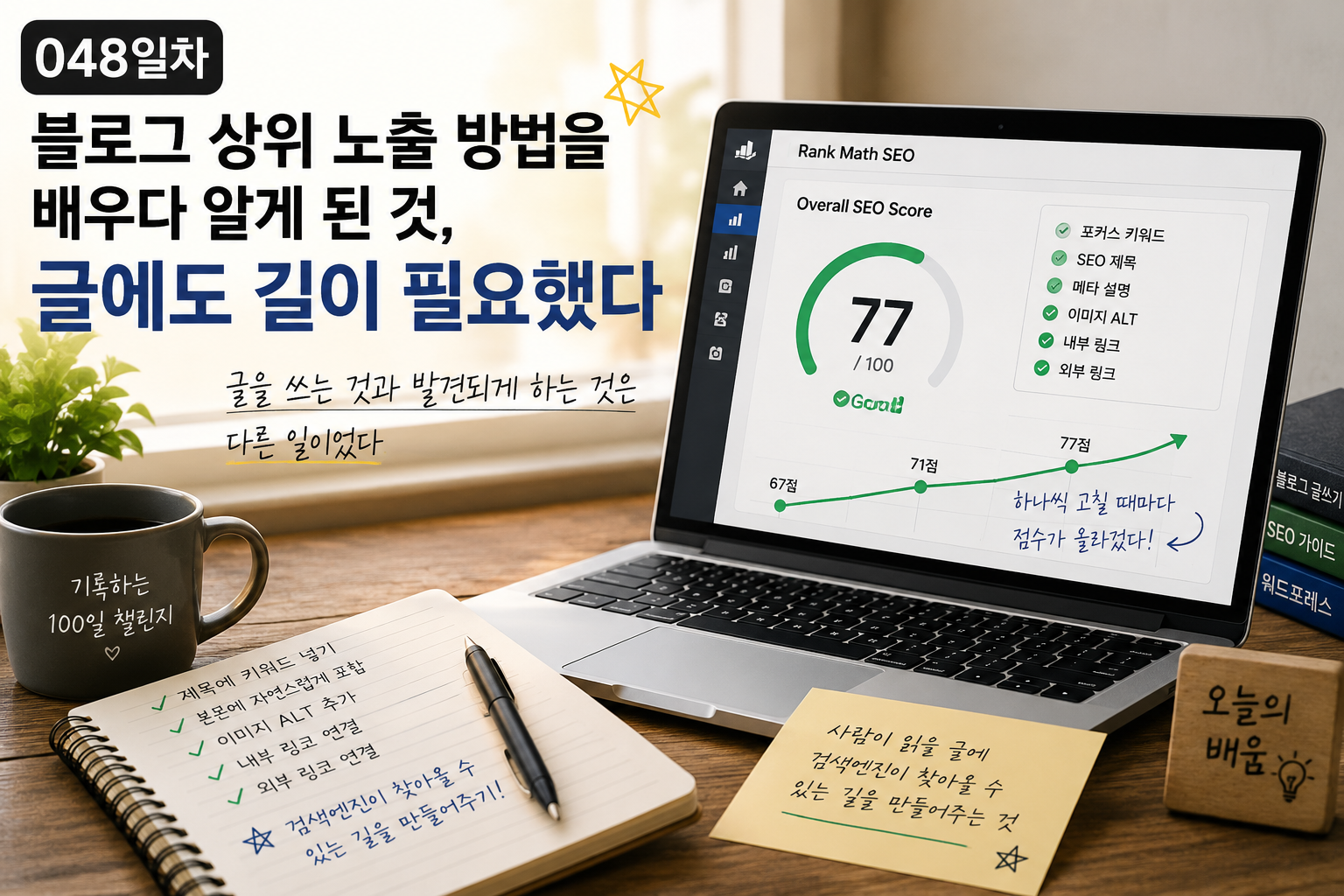 블로그 상위 노출 방법을 배우며 내부 링크와 외부 링크를 연결하는 과정
